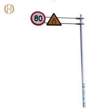 8M High Quality  Galvanized Traffic Signal Pole